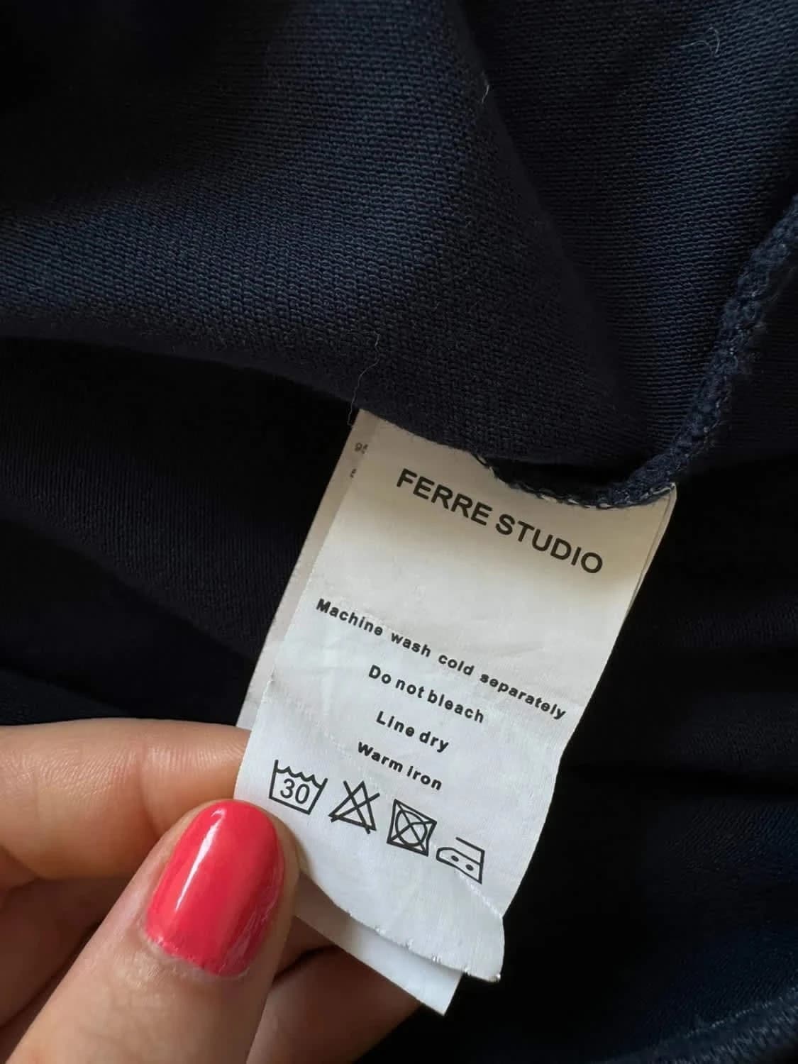 Polo bleu marine Ferre Studio taille L - Photo 9/9