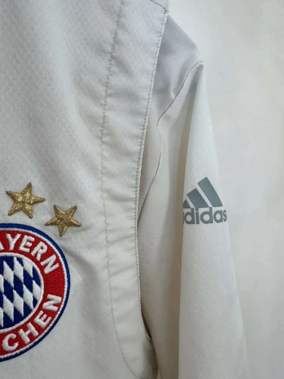 Veste blanche Bayern Munich UCL Adidas 2016/17 taille S - Photo 4/11