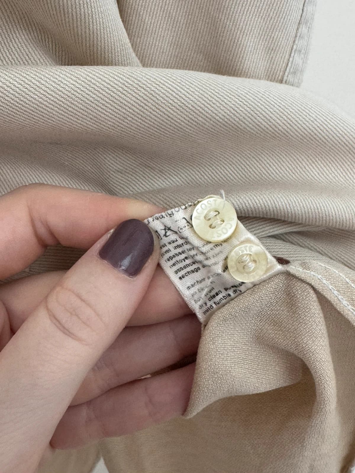 Camisa de manga curta em algodão Lacoste bege às riscas tamanho 43/XXL - FP260178 - Foto 5/8