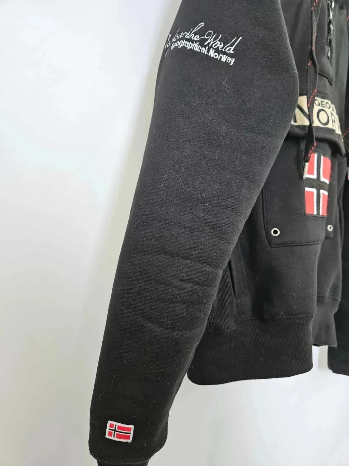 Sweat noir Geographical Norway taille M - Photo 4/6