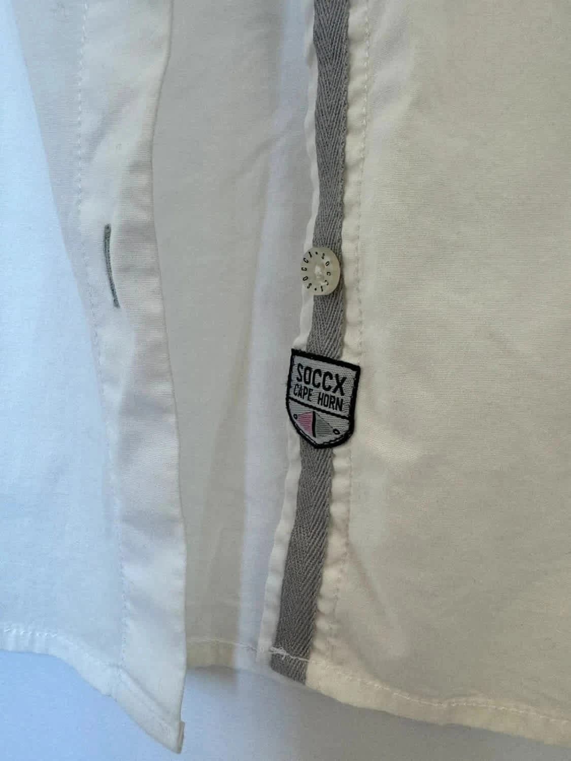 Chemisier blanc Soccx brodé taille S - Photo 3/10
