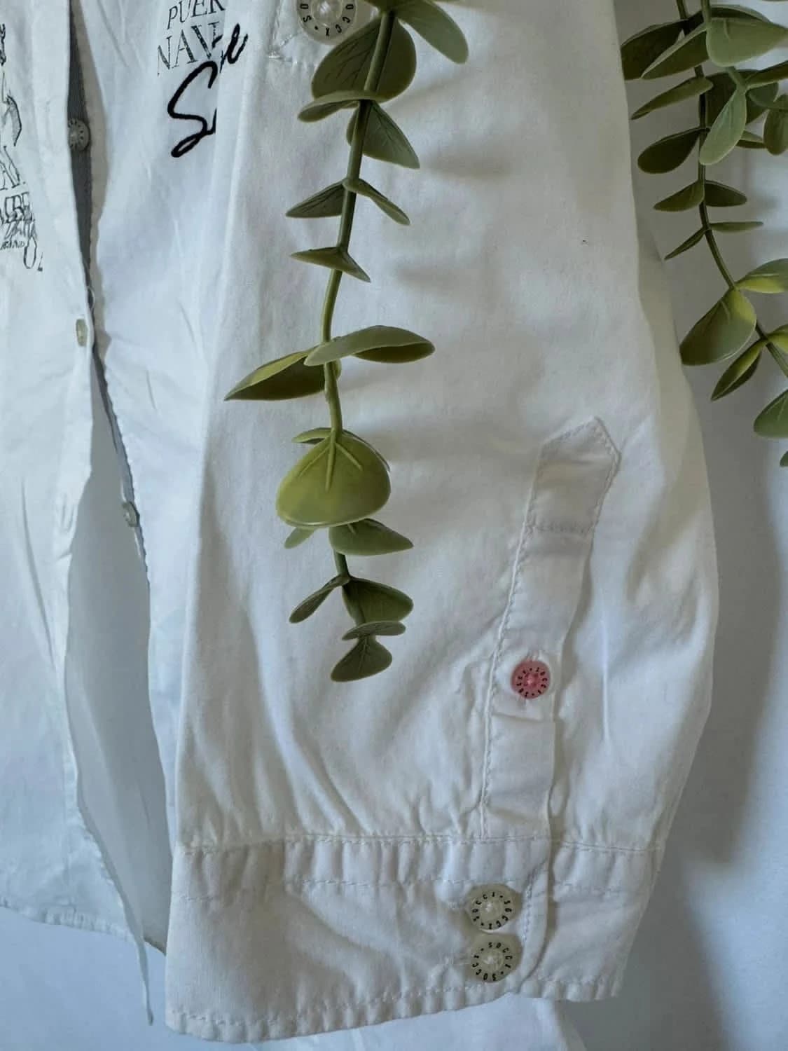 Chemisier blanc Soccx brodé taille S - Photo 4/10