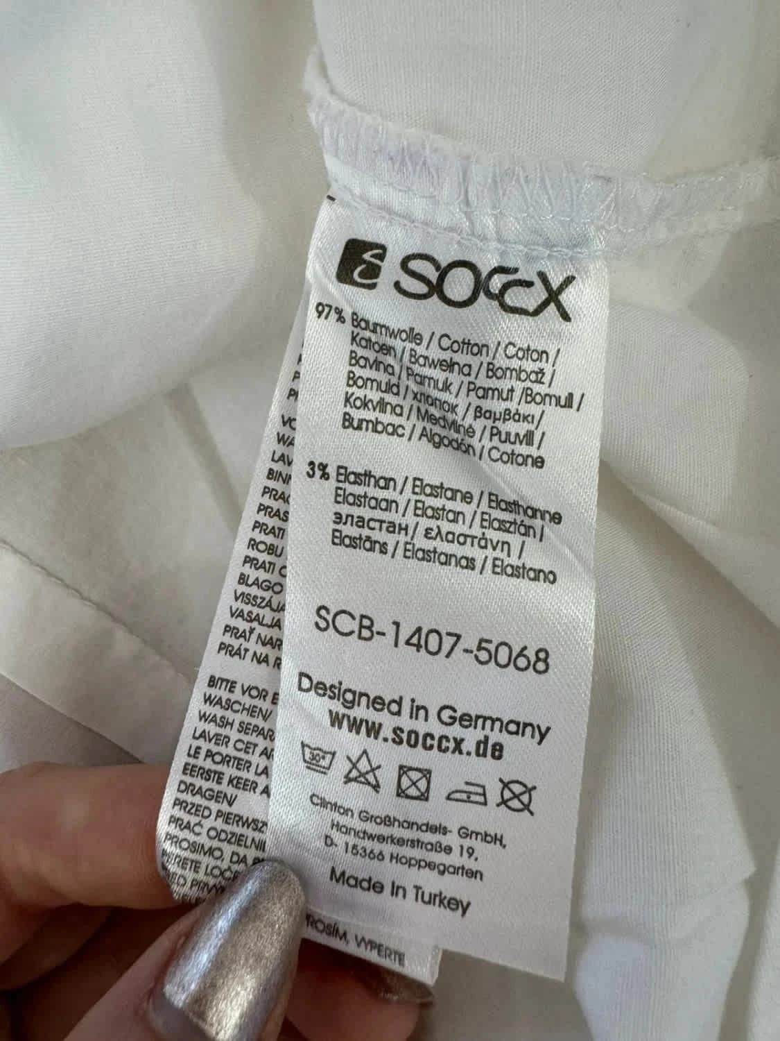 Chemisier blanc Soccx brodé taille S - Photo 10/10