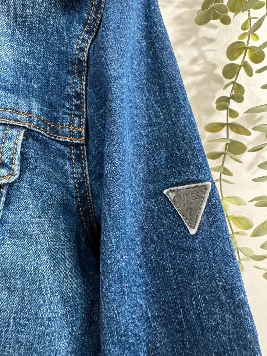 Veste en jean bleu Guess denim taille M - Photo 4/11