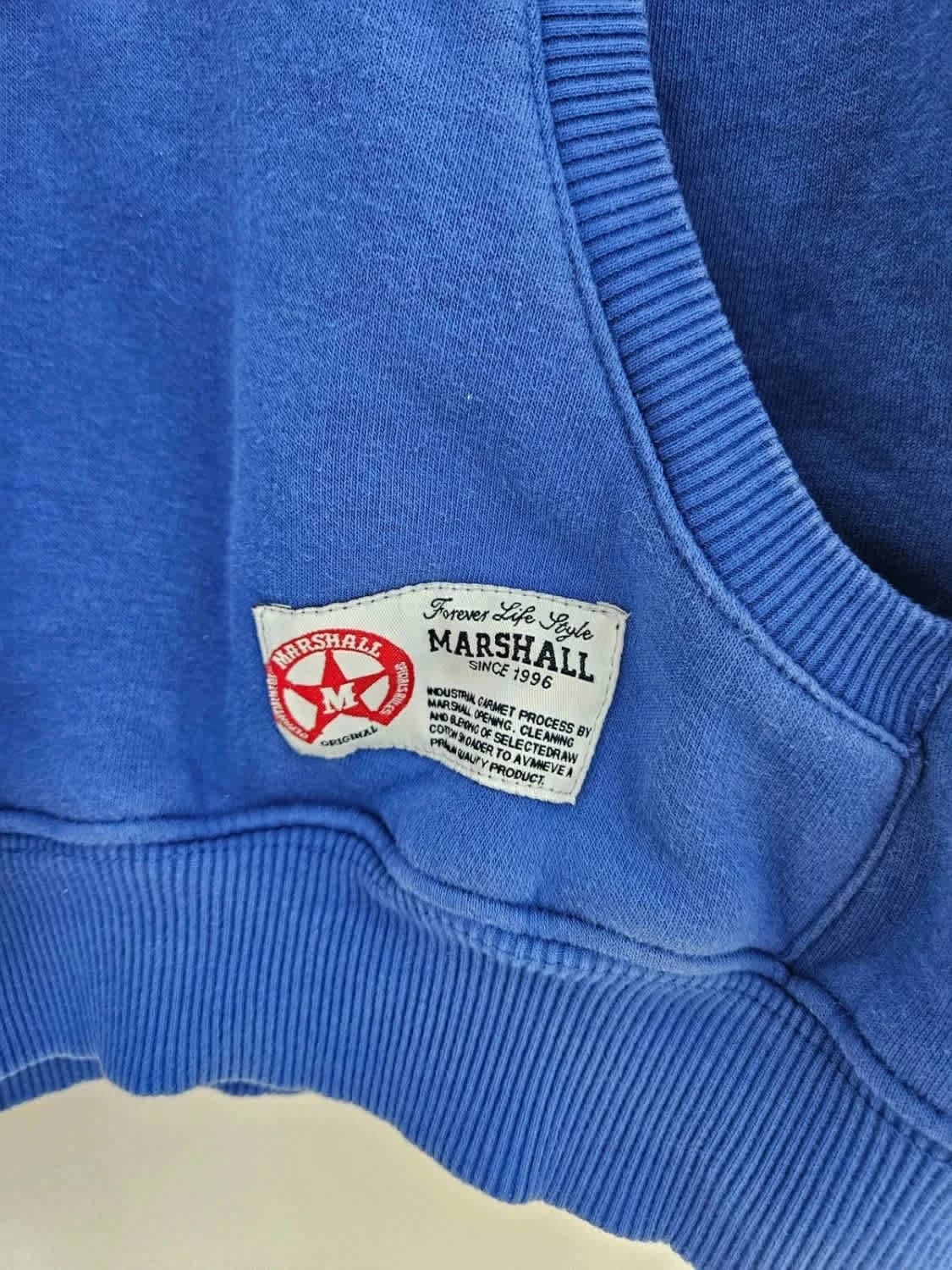 Sweat à capuche/Hoodie bleu Marshall University taille XL - Photo 3/7