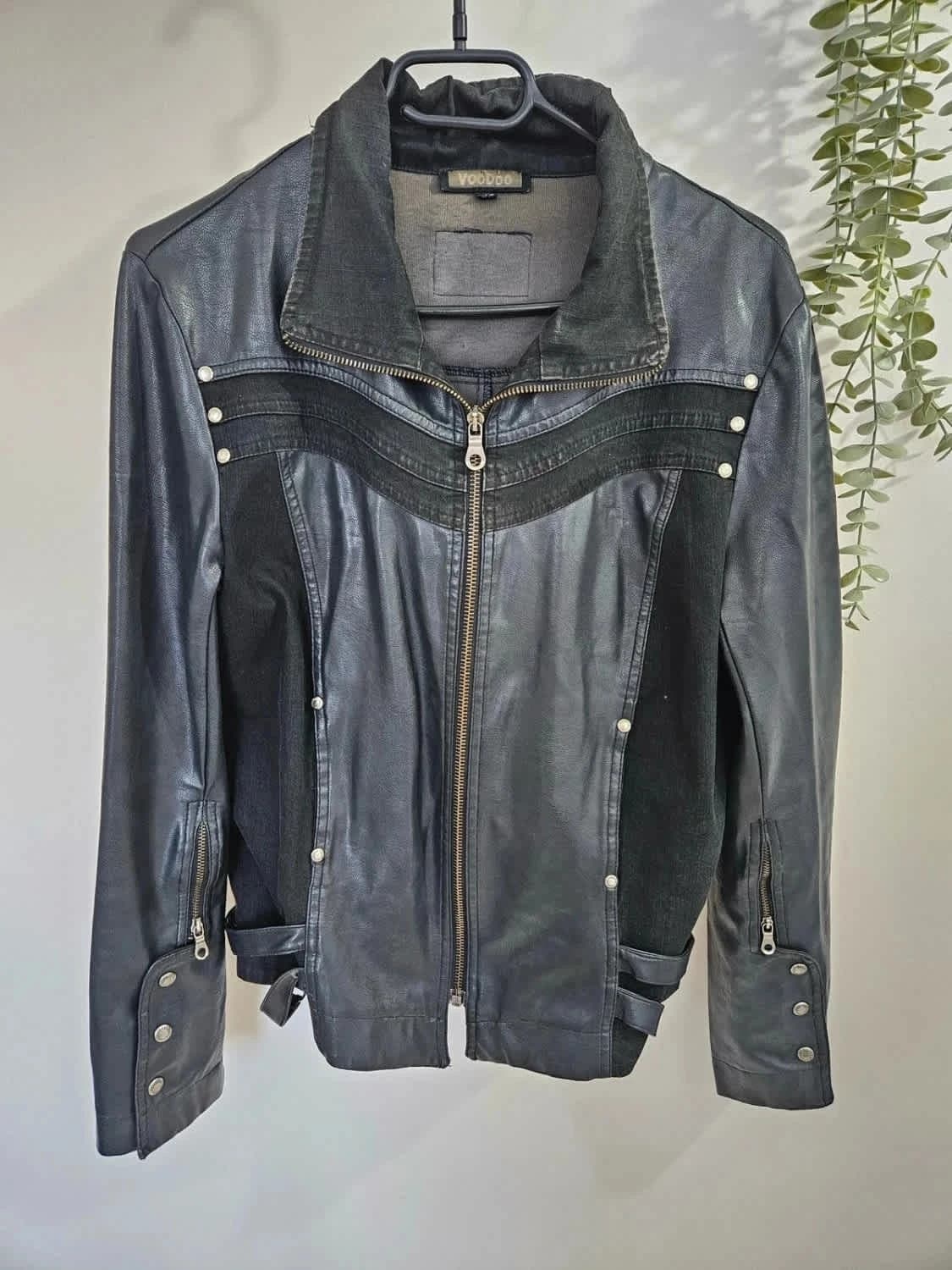 Veste imitation cuir noir Voodoo taille 42 - Photo 2/9