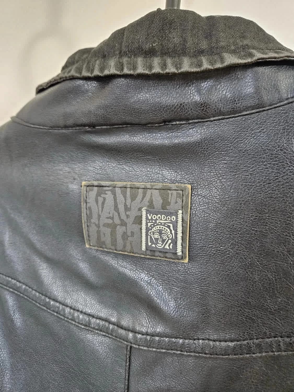 Veste imitation cuir noir Voodoo taille 42 - Photo 7/9