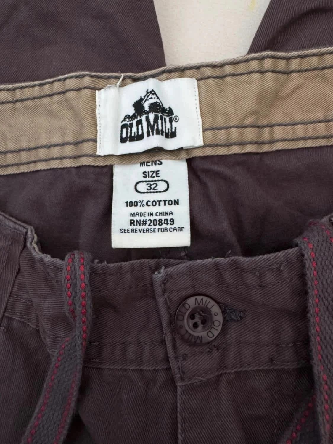 Short cargo Old Mill marron taille W32 - Photo 3/6