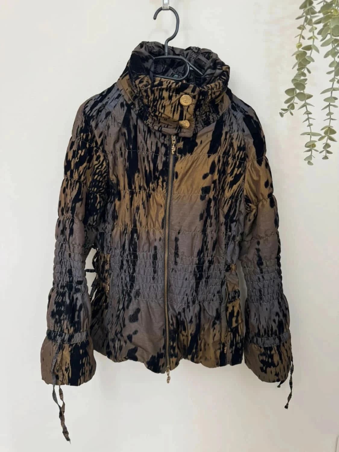 Veste matelassée Cappopera léopard marron noir taille 42/M - Photo 2/10