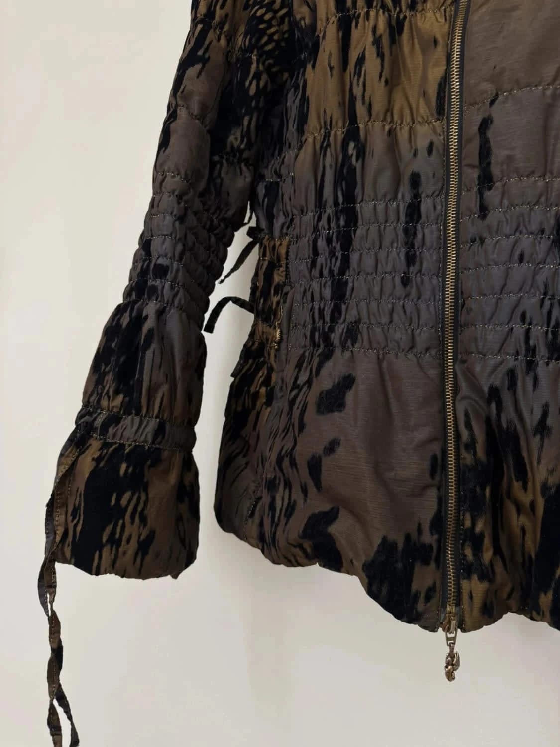 Veste matelassée Cappopera léopard marron noir taille 42/M - Photo 7/10