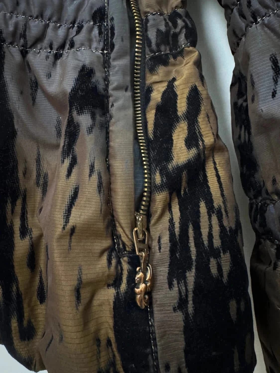 Veste matelassée Cappopera léopard marron noir taille 42/M - Photo 8/10