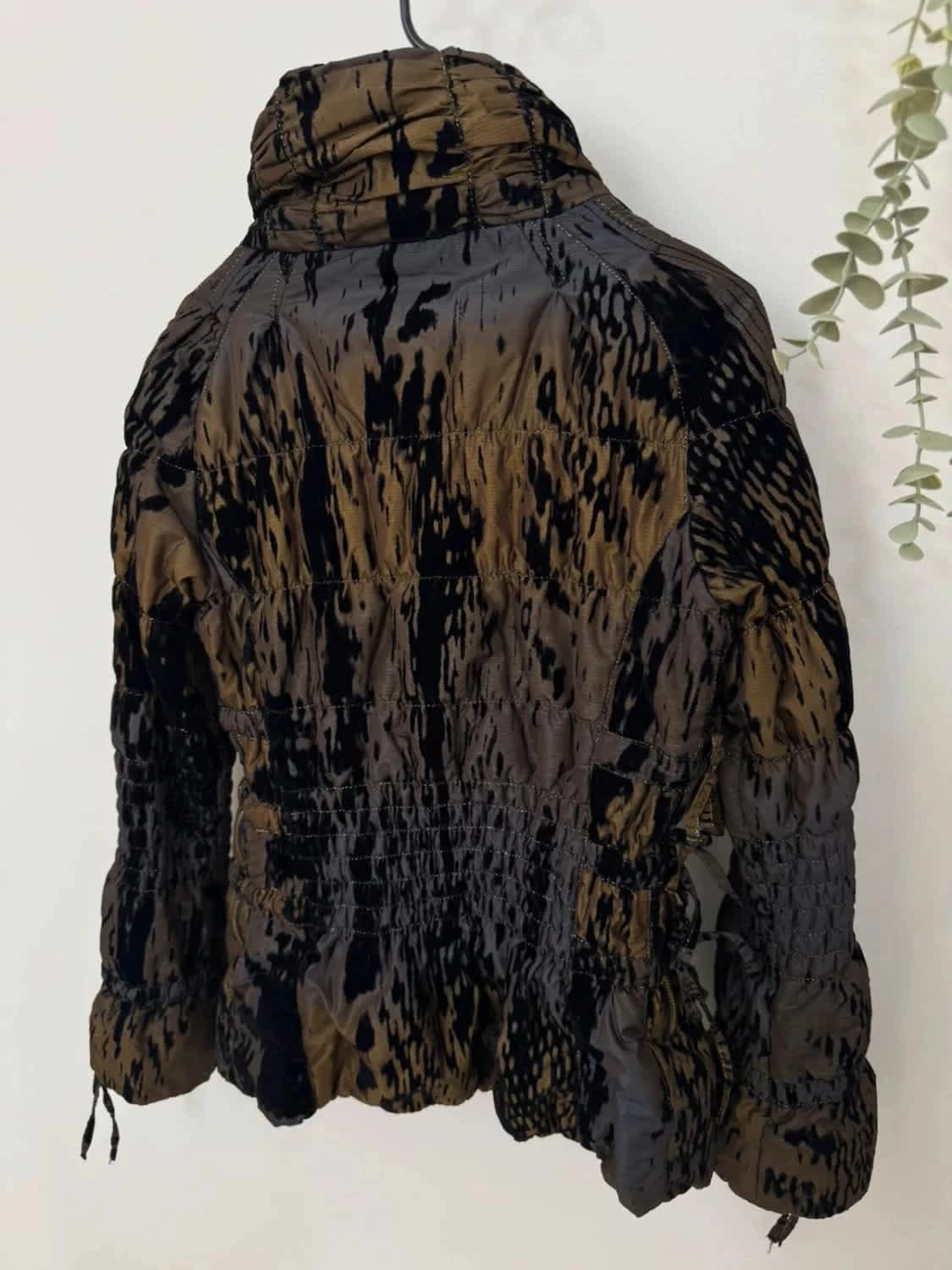 Veste matelassée Cappopera léopard marron noir taille 42/M - Photo 9/10
