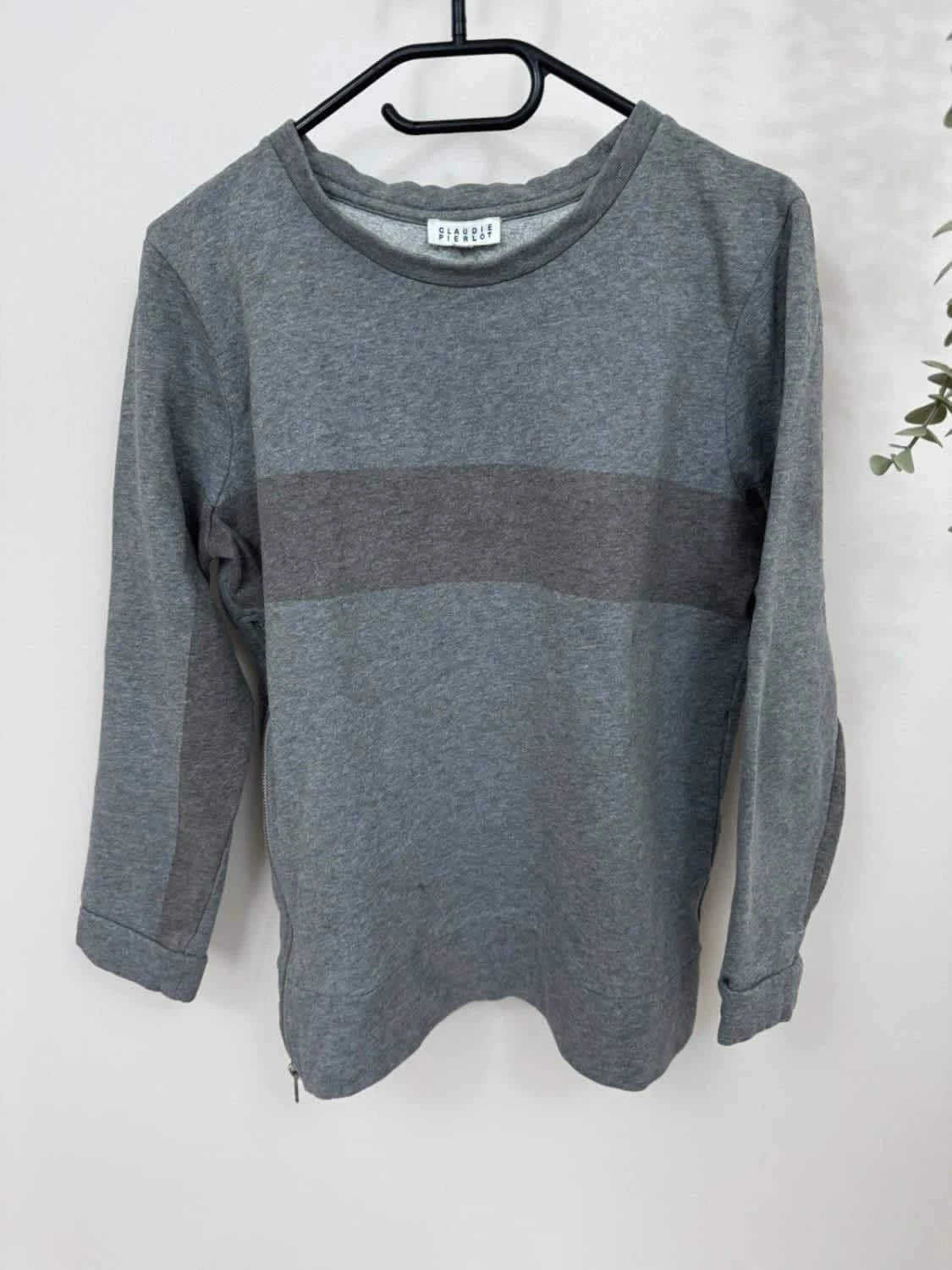 Sweat/Pull Claudie Pierlot gris taille XS - Photo 3/7