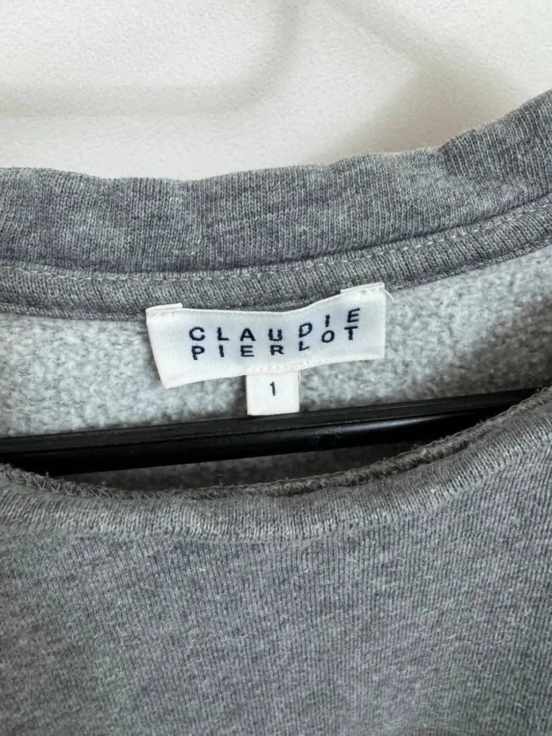 Sweat/Pull Claudie Pierlot gris taille XS - Photo 4/7
