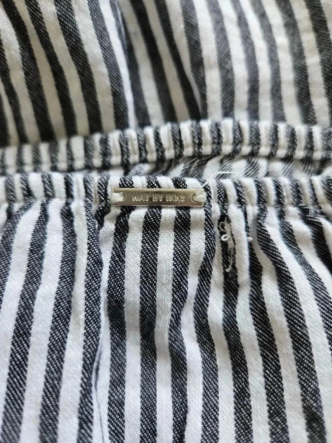 Combishort à rayures épaules dénudées IKKS taille M - Photo 4/6