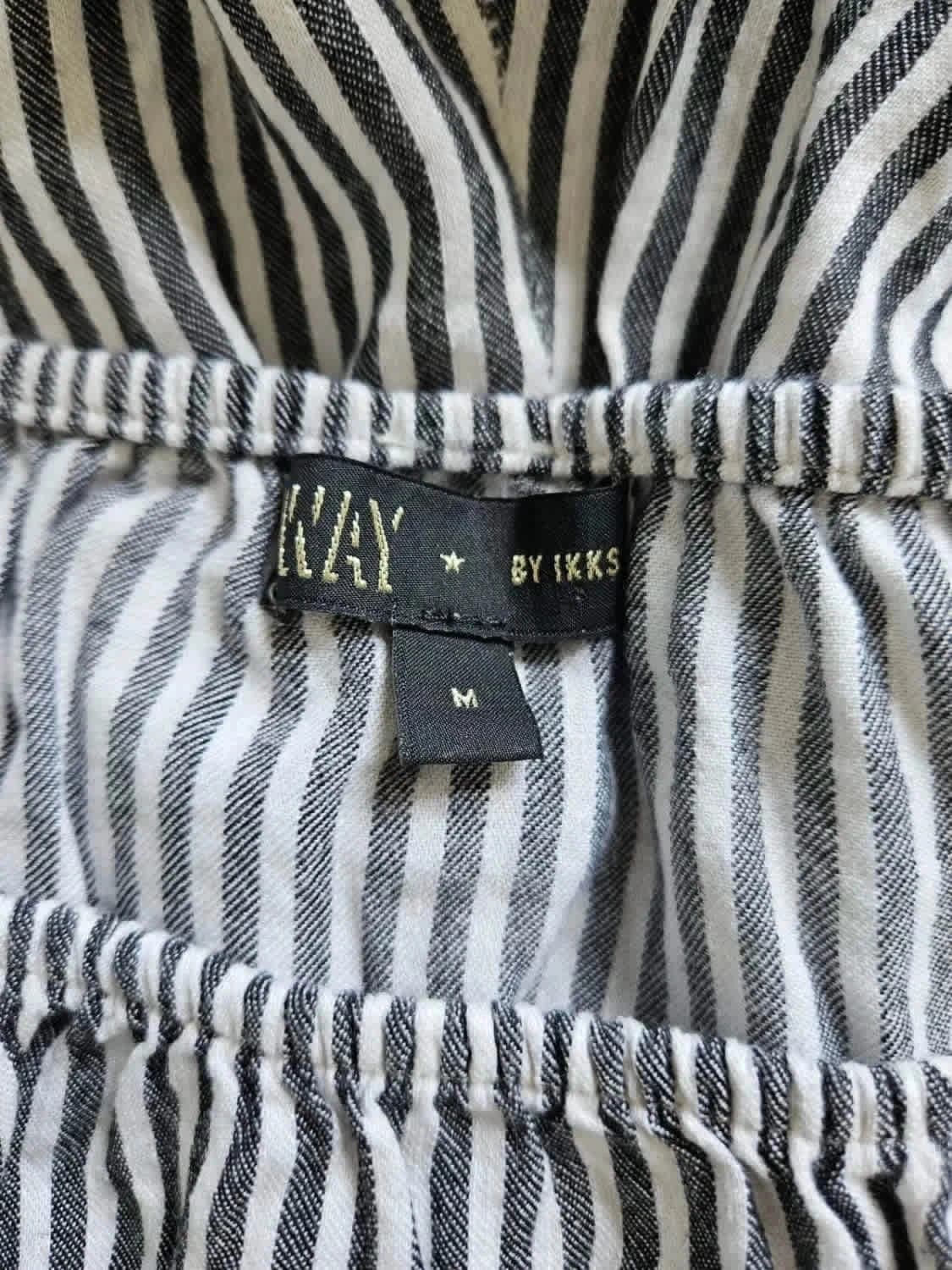 Combishort à rayures épaules dénudées IKKS taille M - Photo 5/6