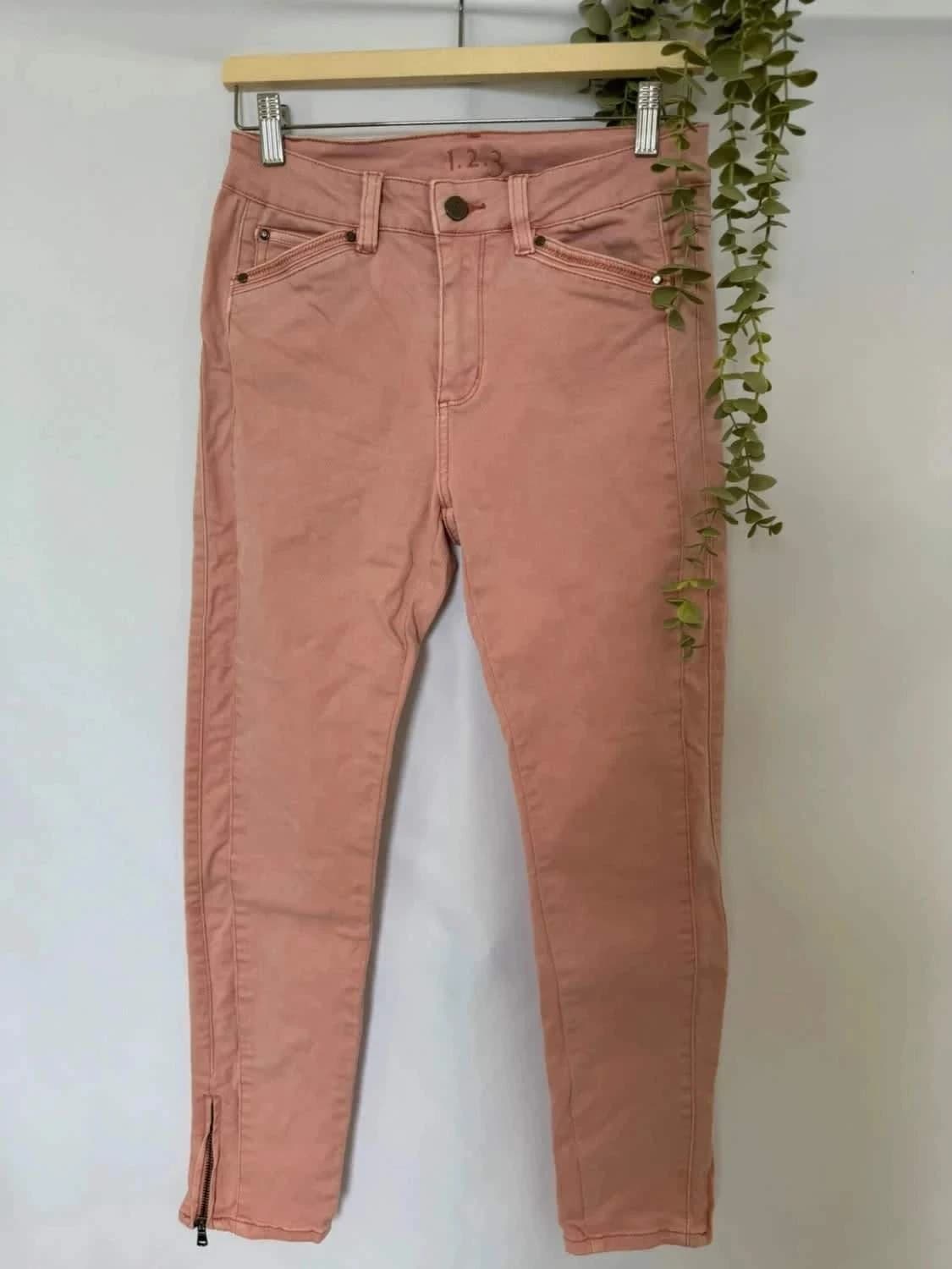 Jean slim rose 123 taille 38 - Photo 2/6