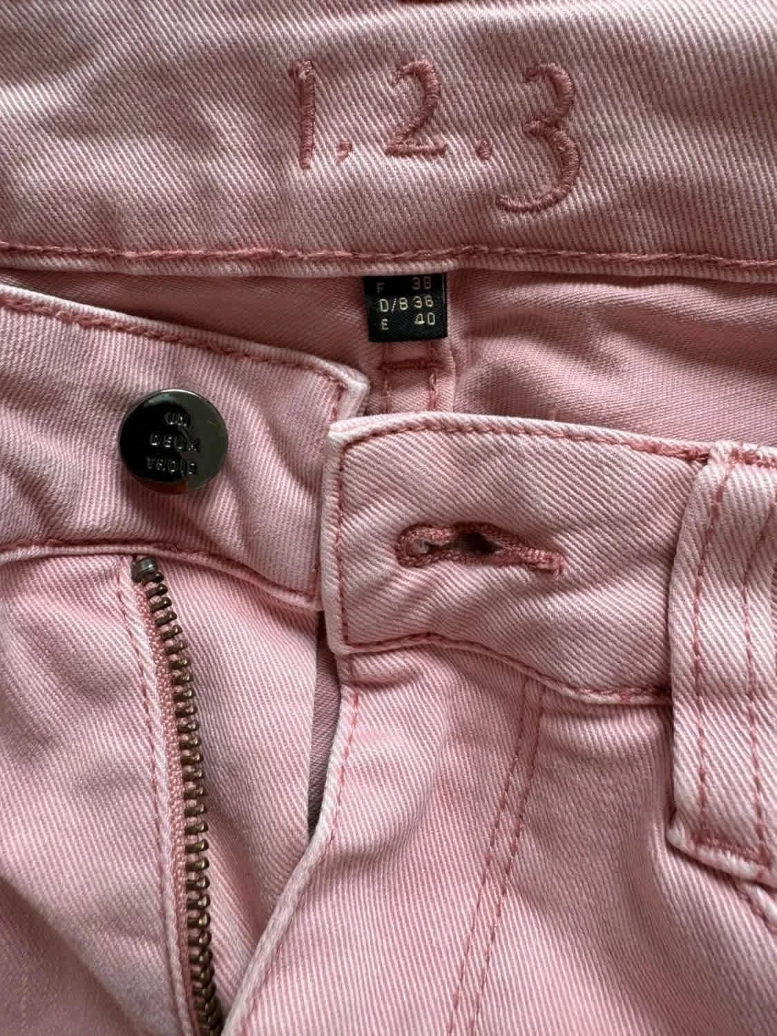 Jean slim rose 123 taille 38 - Photo 5/6