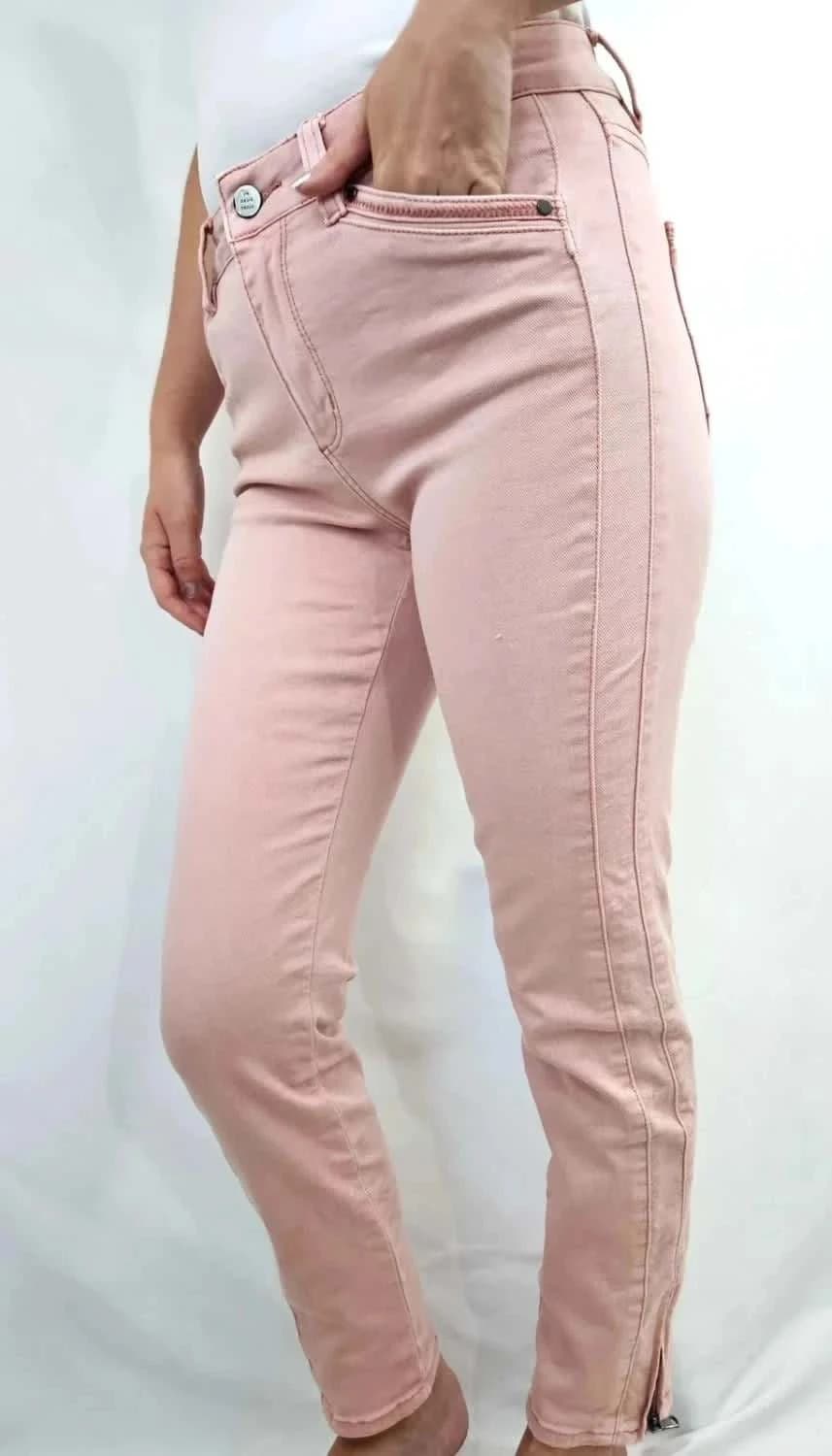 Jean slim rose 123 taille 38 - Photo 1/6