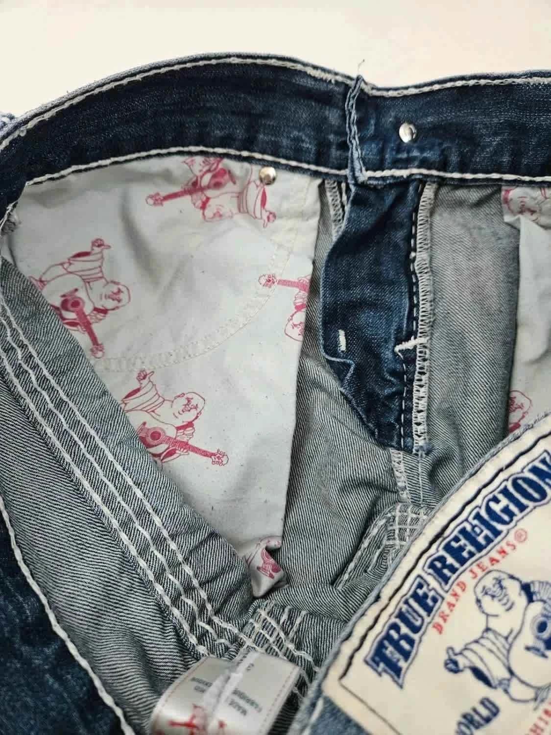Short en jean True Religion Big T Super T Denim Y2K taille W30 - Photo 11/13