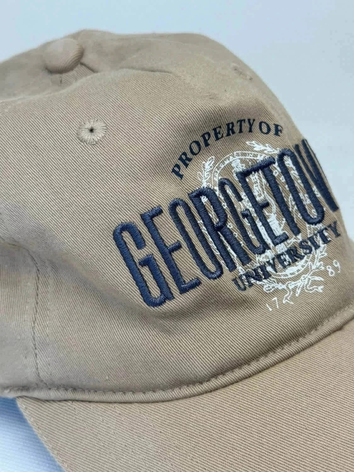Casquette beige vintage Champion 1789 - Photo 6/11