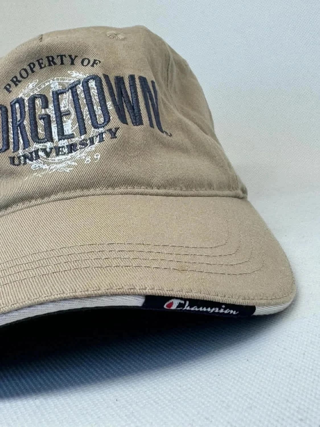 Casquette beige vintage Champion 1789 - Photo 8/11