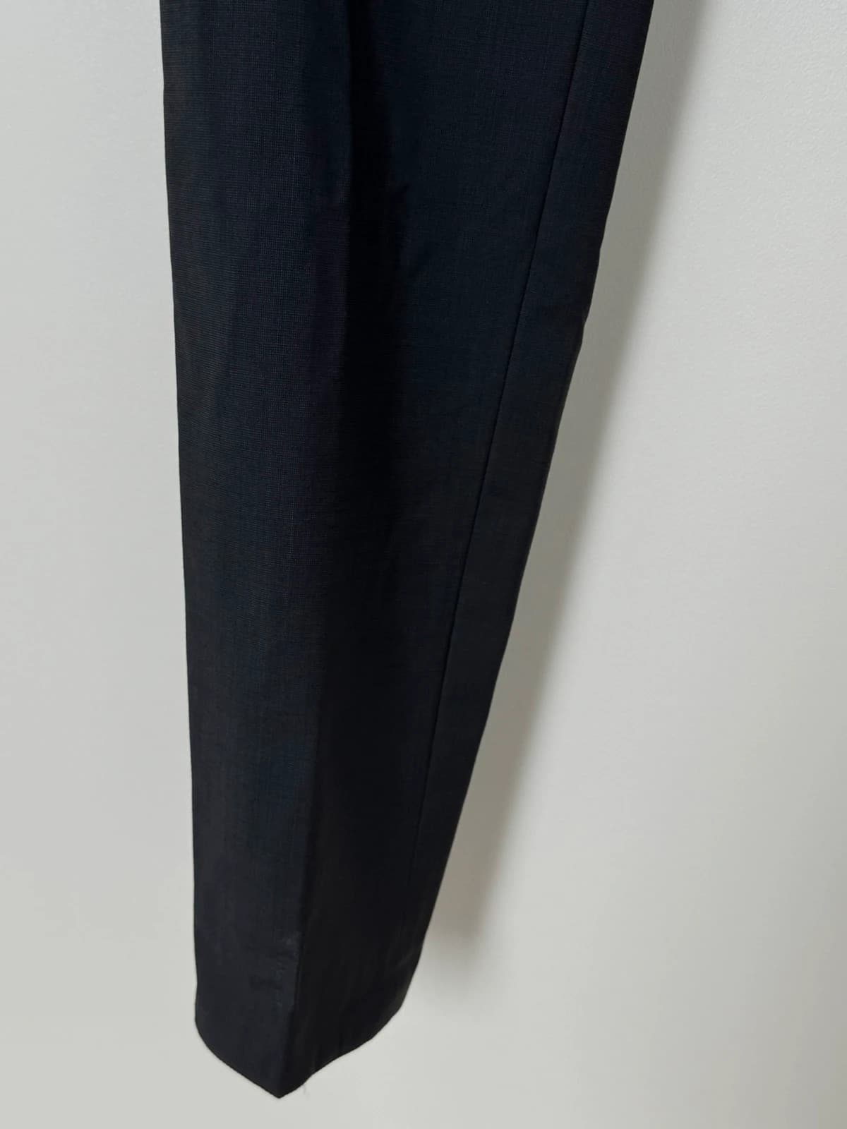 Pantalon costume Calvin Klein noir fitted laine taille 48/L - - Photo 3/9