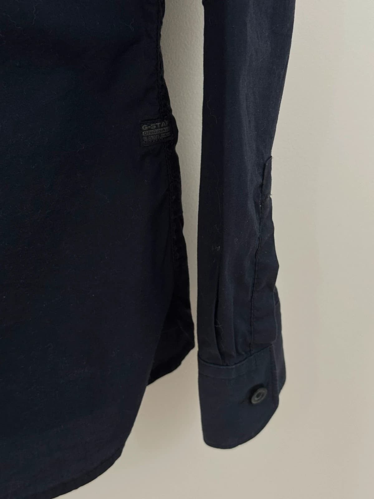 Chemise slim fit G-Star Raw bleu marine taille S - Photo 3/10