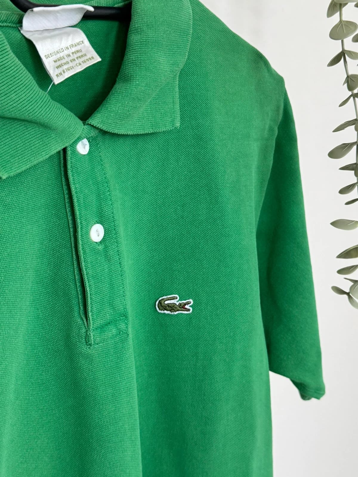 Polo piqué Lacoste vert vif taille 7/XL - PP2603247 - Photo 4/10