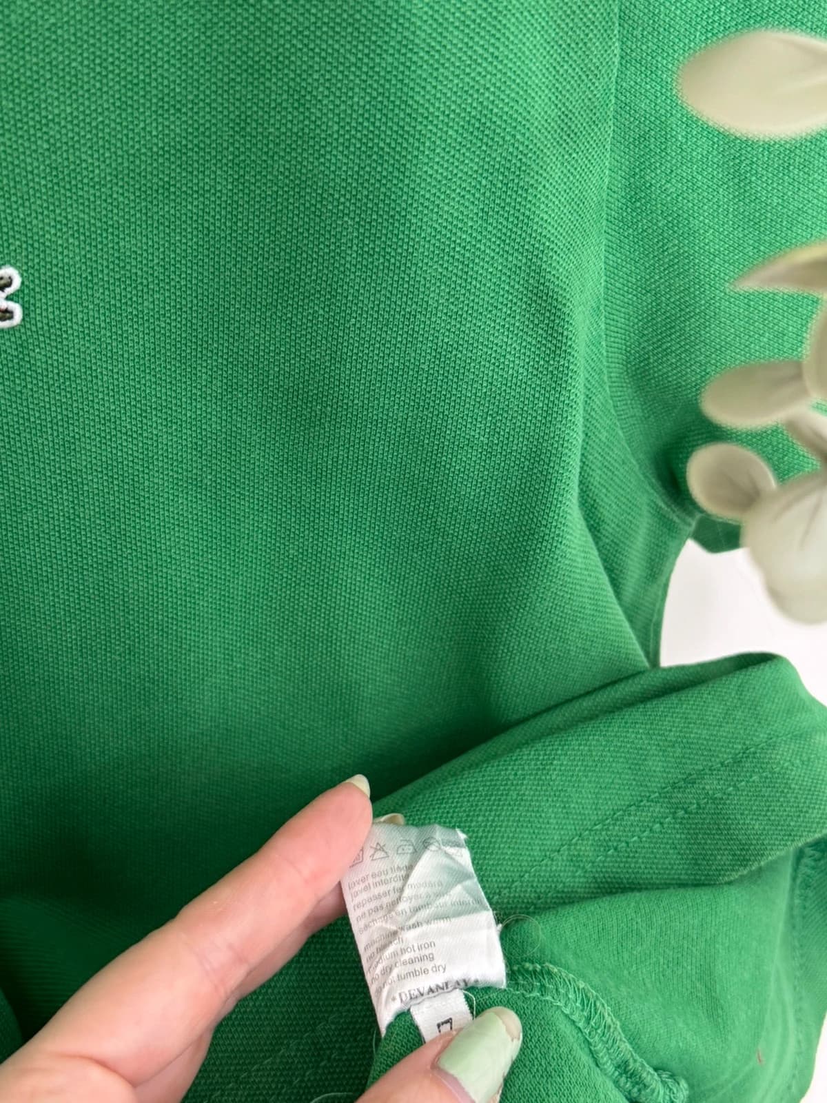 Polo piqué Lacoste vert vif taille 7/XL - PP2603247 - Photo 6/10