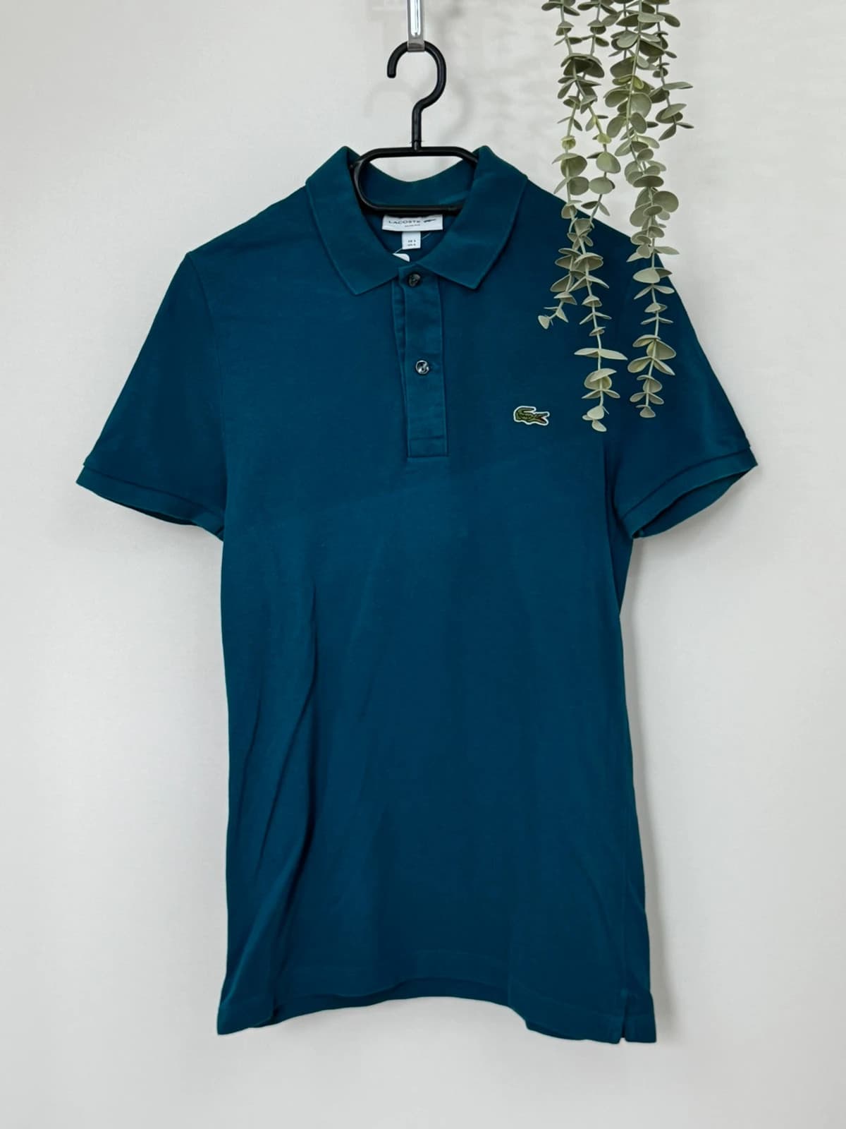 Polo piqué slim fit Lacoste bleu pétrole taille 3/S - PP2603252 - Photo 2/8