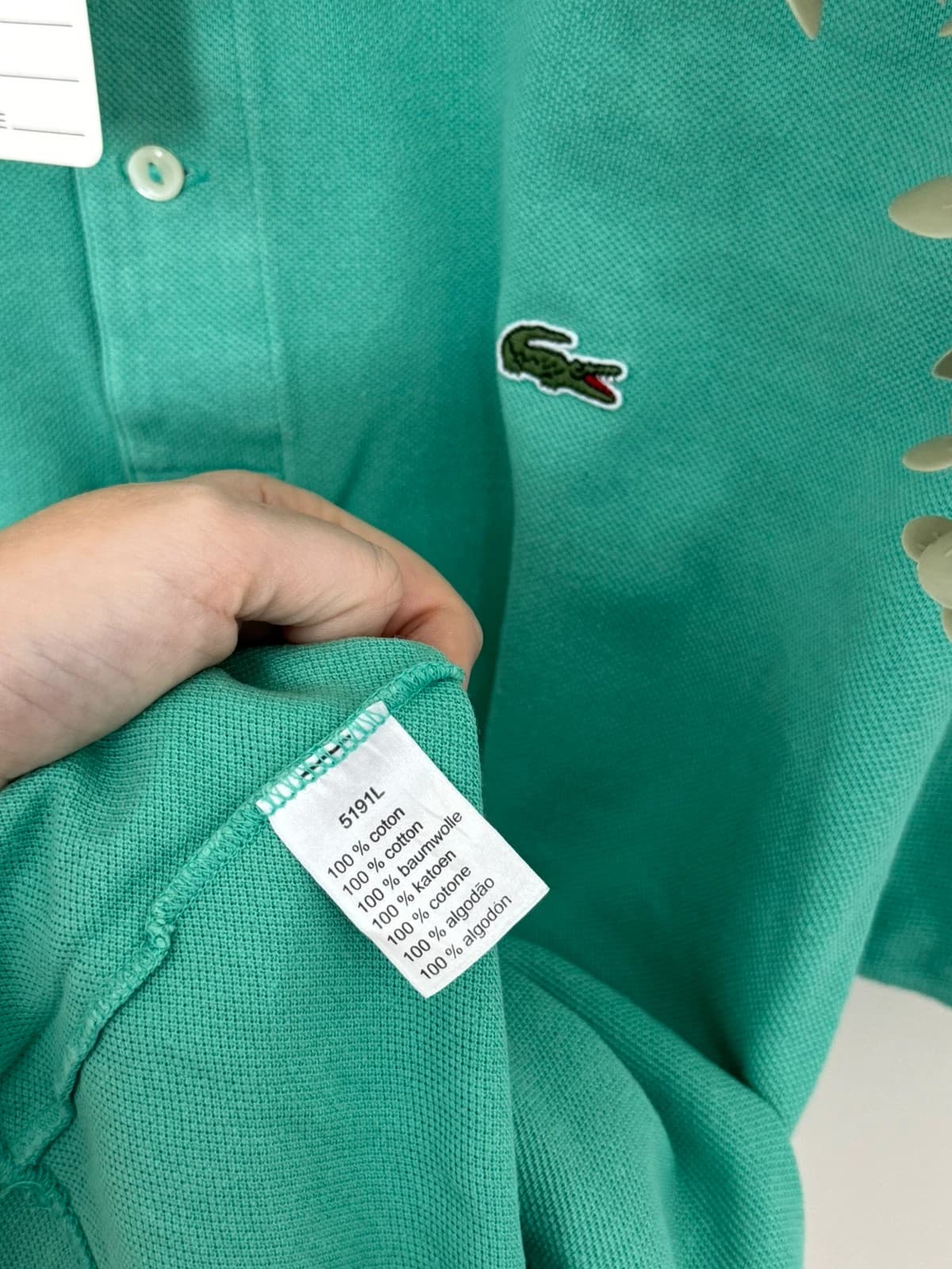 Polo piqué Lacoste vert turquoise taille 6/XL - PP2603258 - Photo 6/9