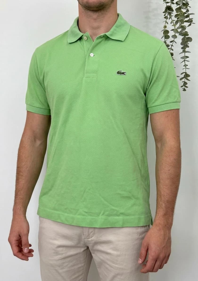 Polo piqué Lacoste vert pomme taille 4/M - PP2603256 - Photo 1/8