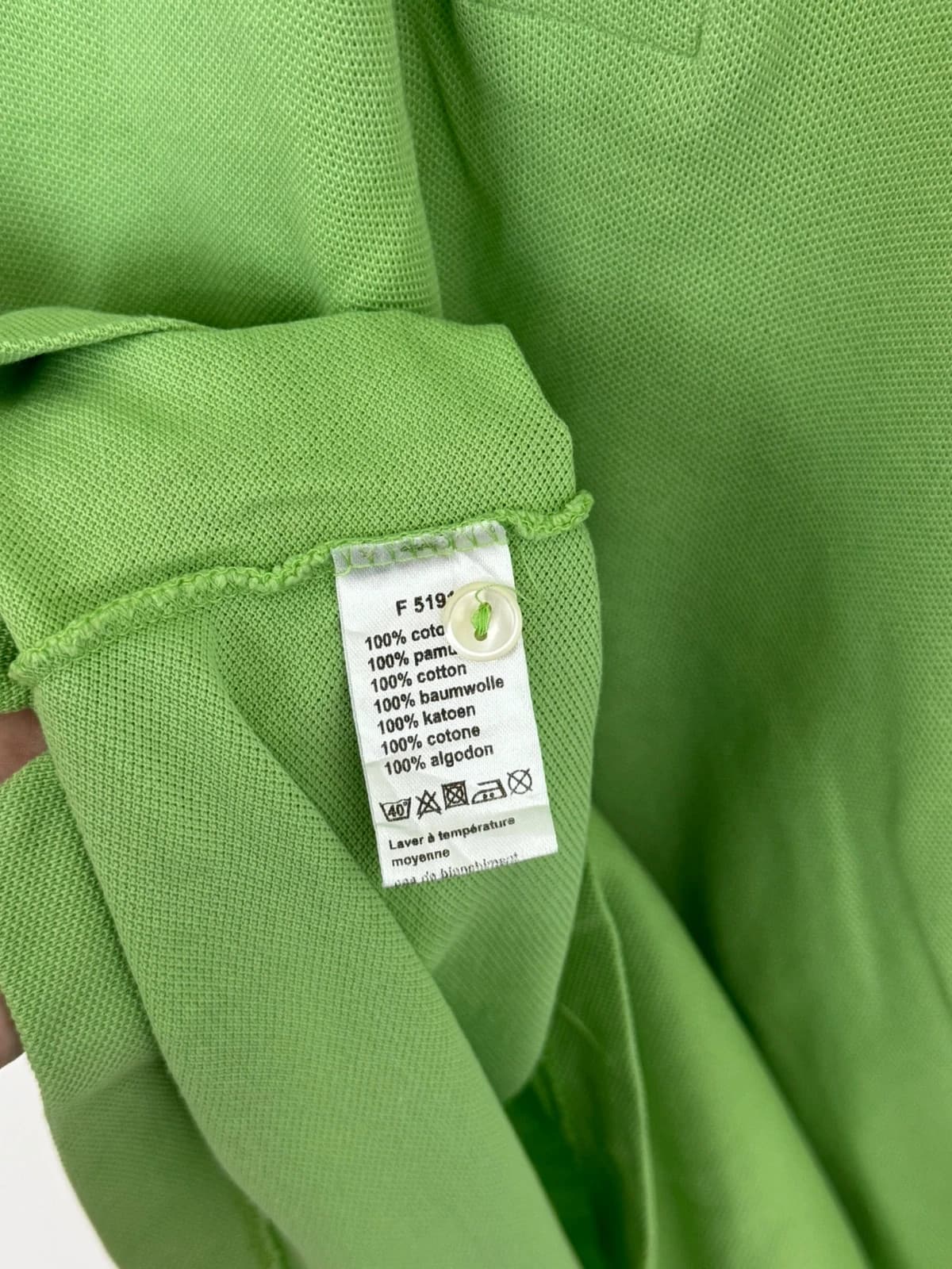 Polo piqué Lacoste vert pomme taille 4/M - PP2603256 - Photo 5/8