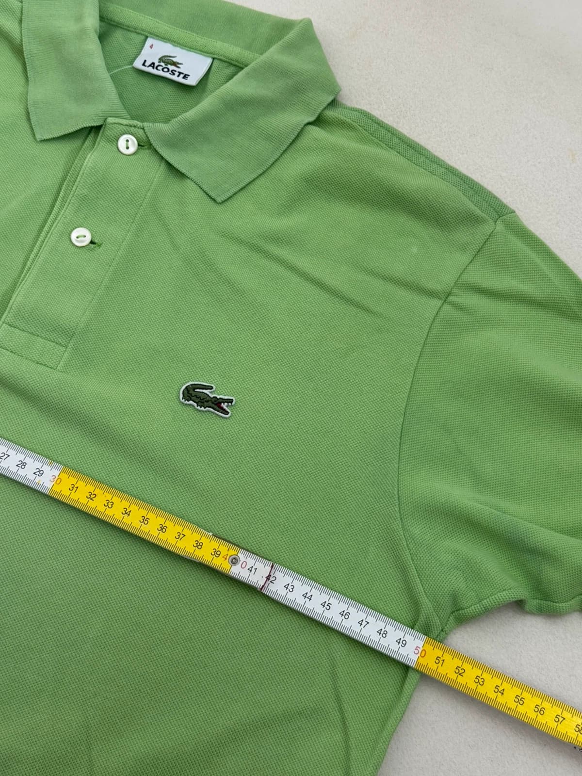 Polo piqué Lacoste vert pomme taille 4/M - PP2603256 - Photo 7/8