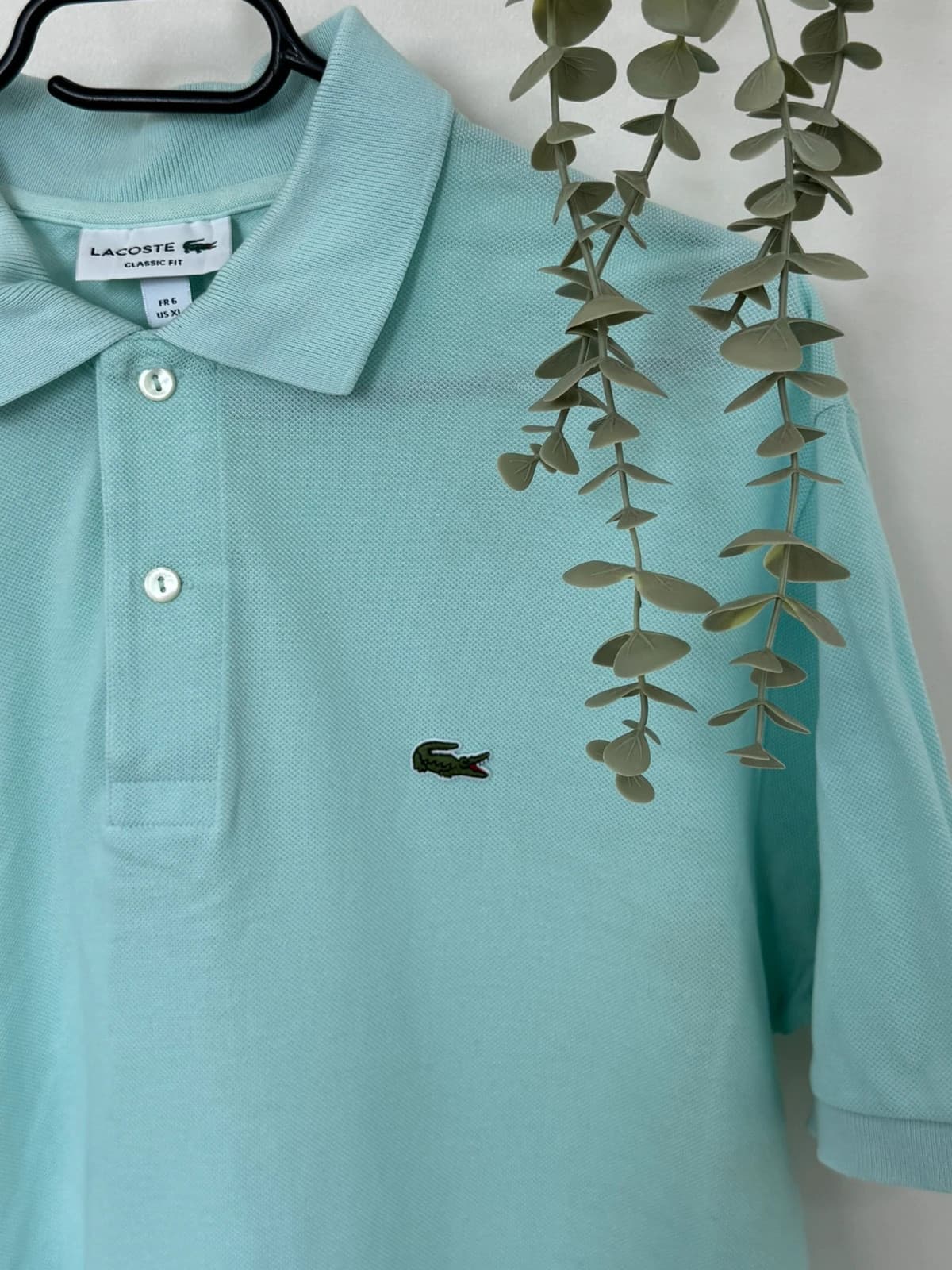 Polo piqué Lacoste classic fit verde agua talla 6/XL - PP2603254 - Foto 3/8