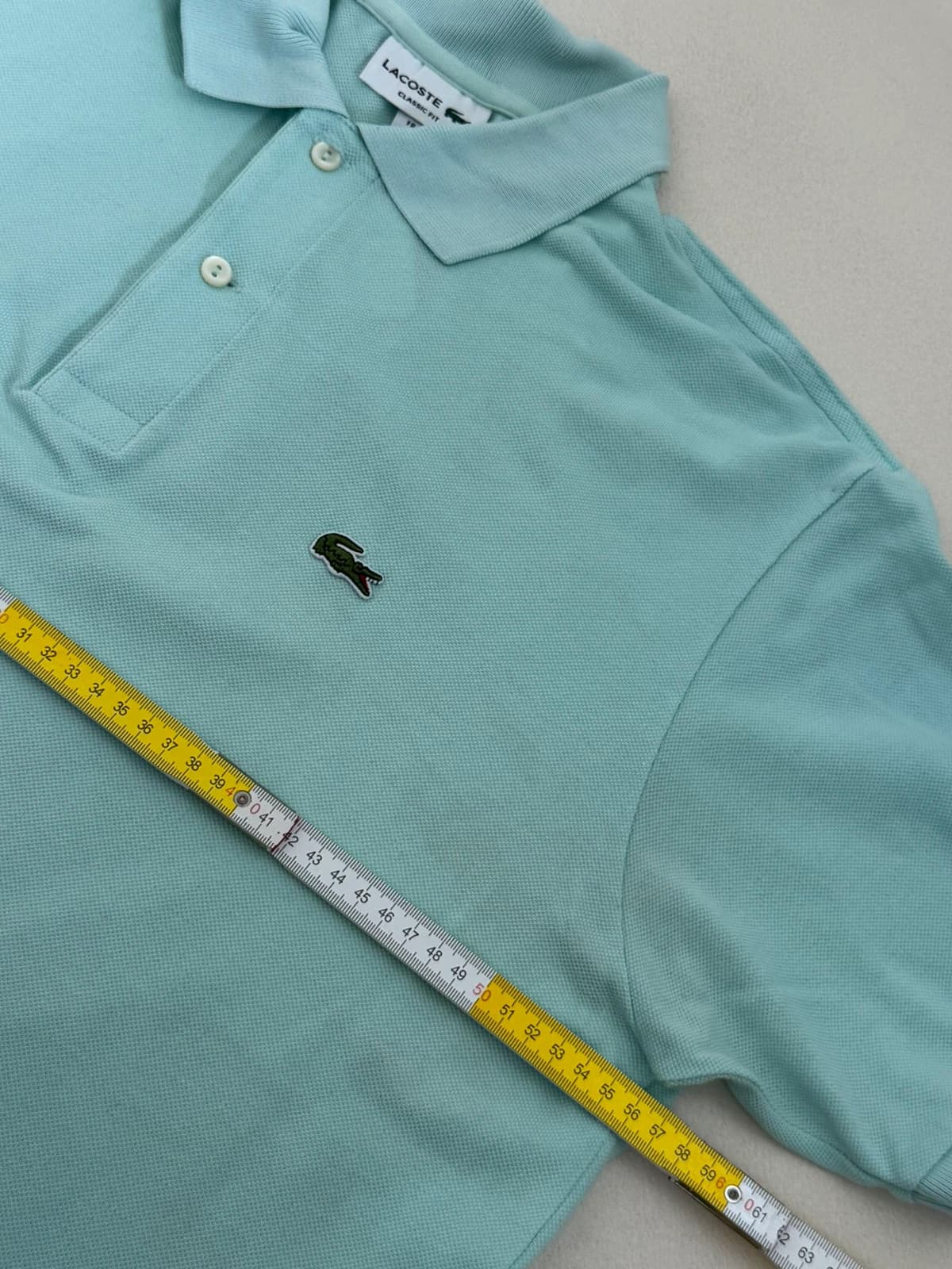 Polo piqué Lacoste classic fit verde agua talla 6/XL - PP2603254 - Foto 7/8