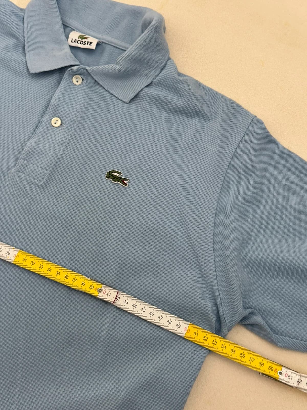 Polo piqué Lacoste błękitne rozmiar 5/L - PP2603302 - Zdjęcie 7/8
