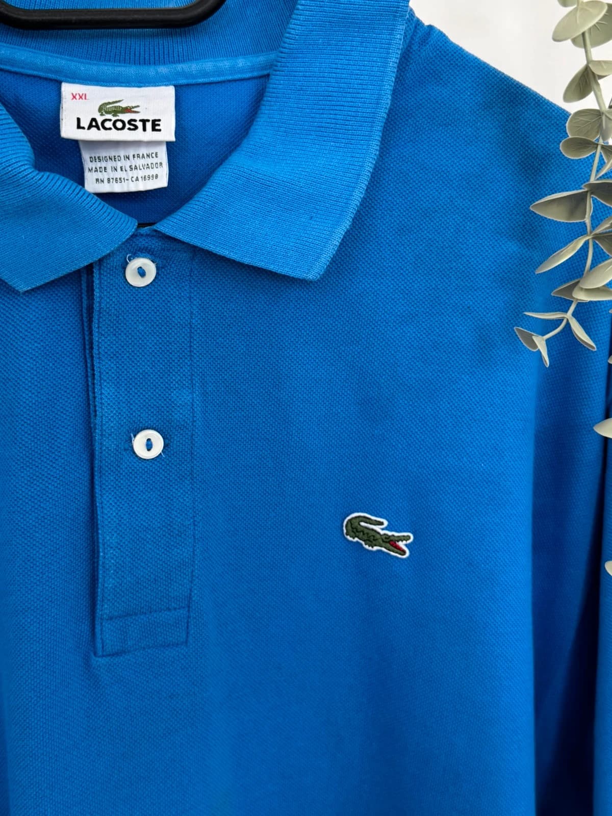 Polo piqué Lacoste bleu taille XXL - PP2603293 - Photo 4/10