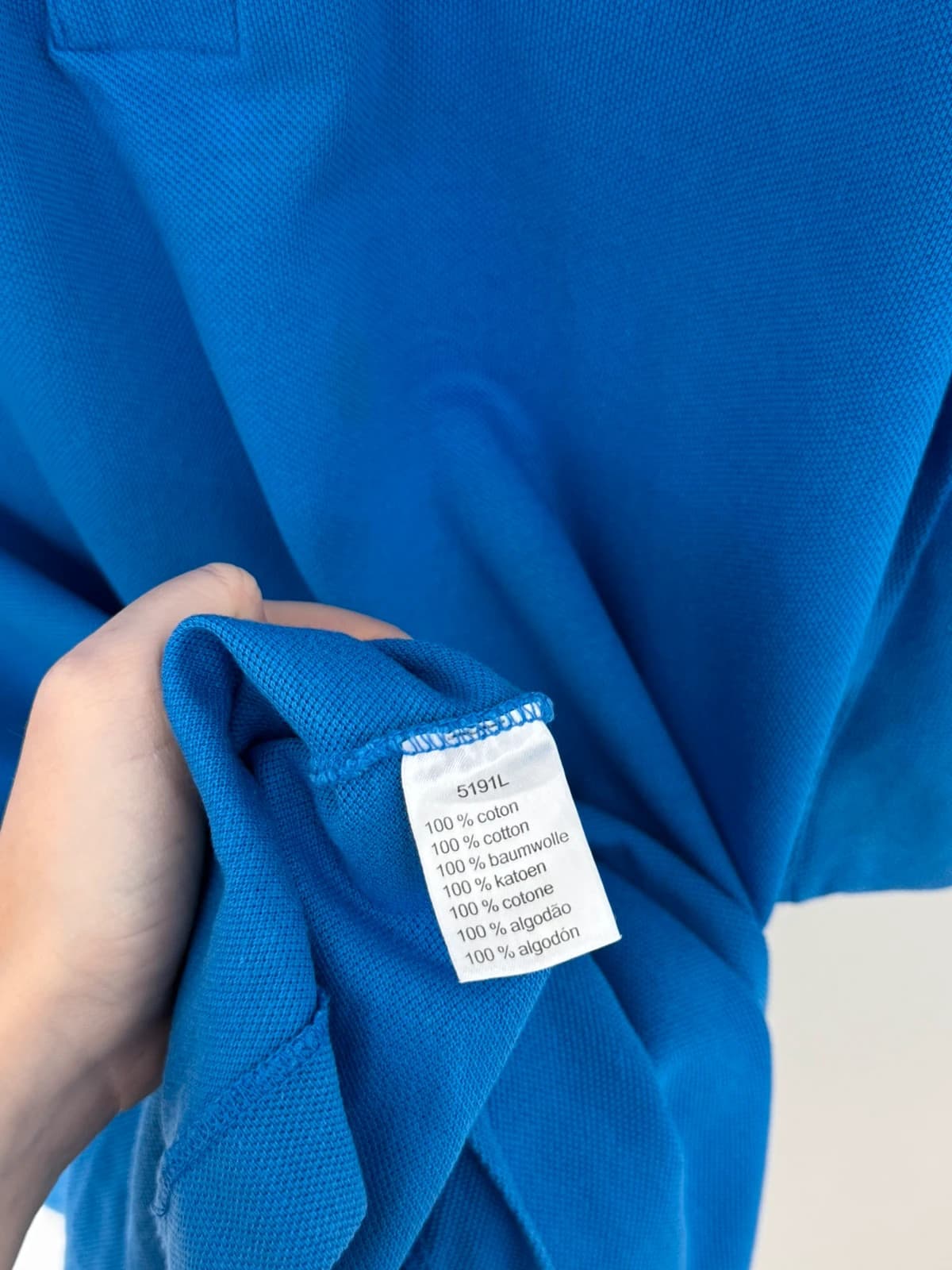 Polo piqué Lacoste bleu taille XXL - PP2603293 - Photo 6/10