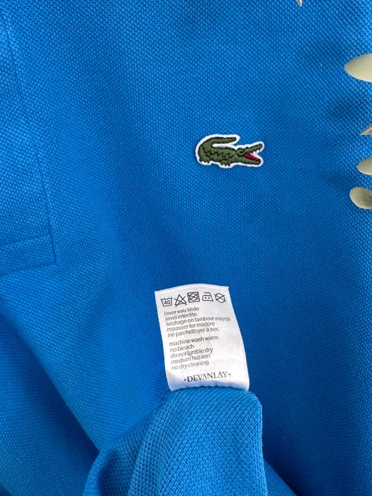 Polo piqué Lacoste bleu taille XXL - PP2603293 - Photo 7/10