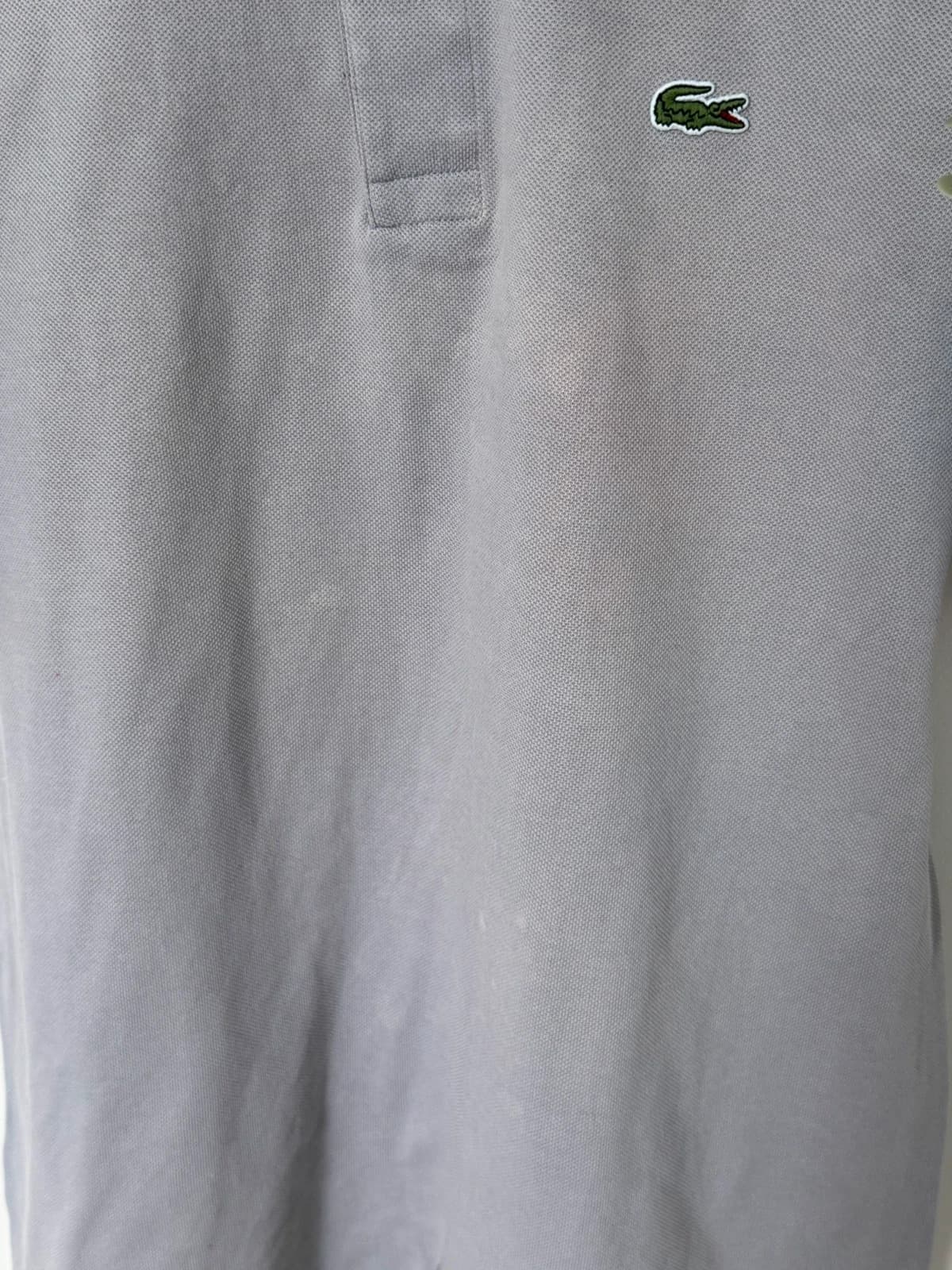 Polo piqué Lacoste gris clair taille 5/L - PP2603268 - Photo 4/9