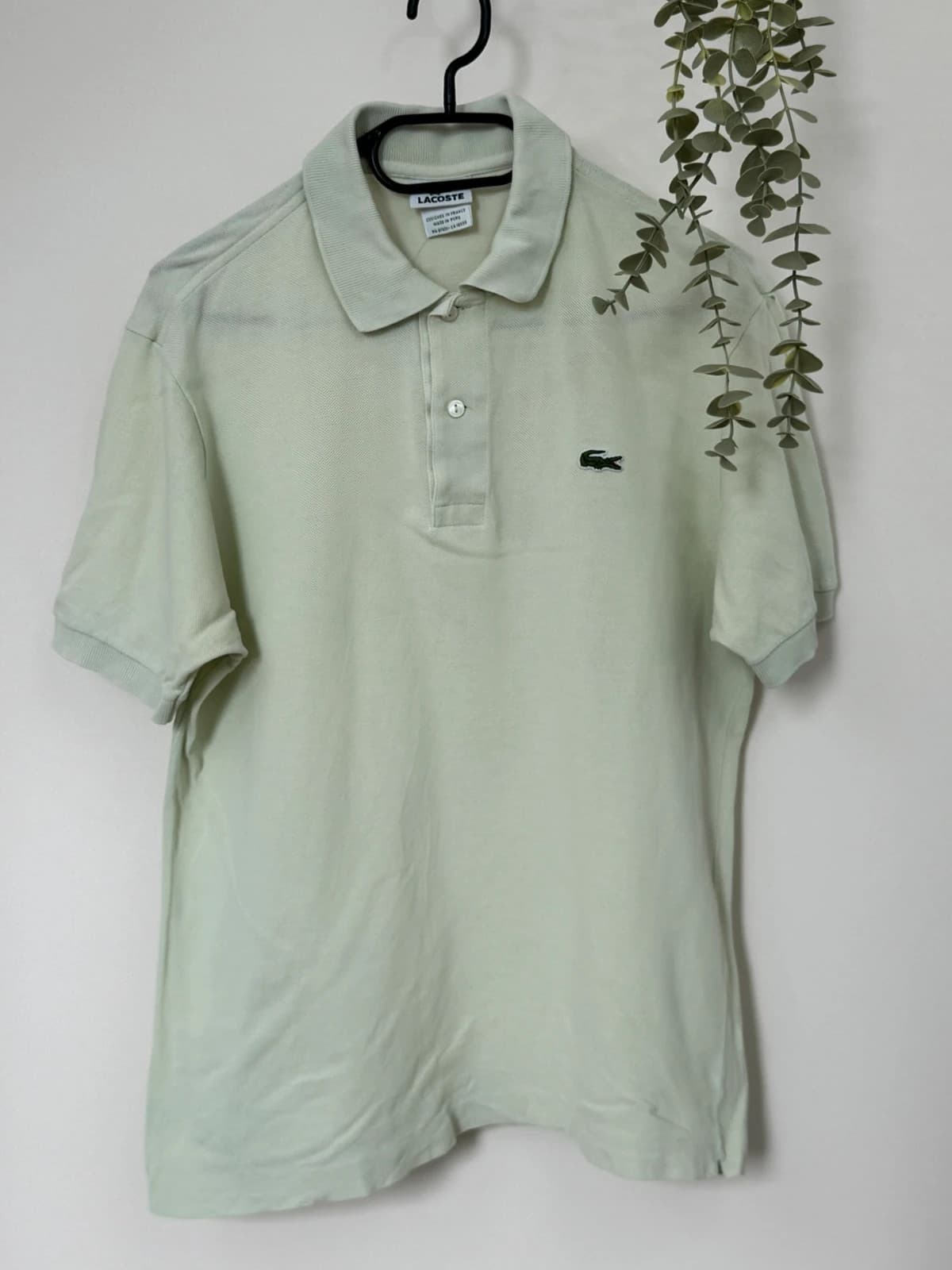 Polo piqué Lacoste vert d’eau taille 4/M - PP2603261 - Photo 2/9