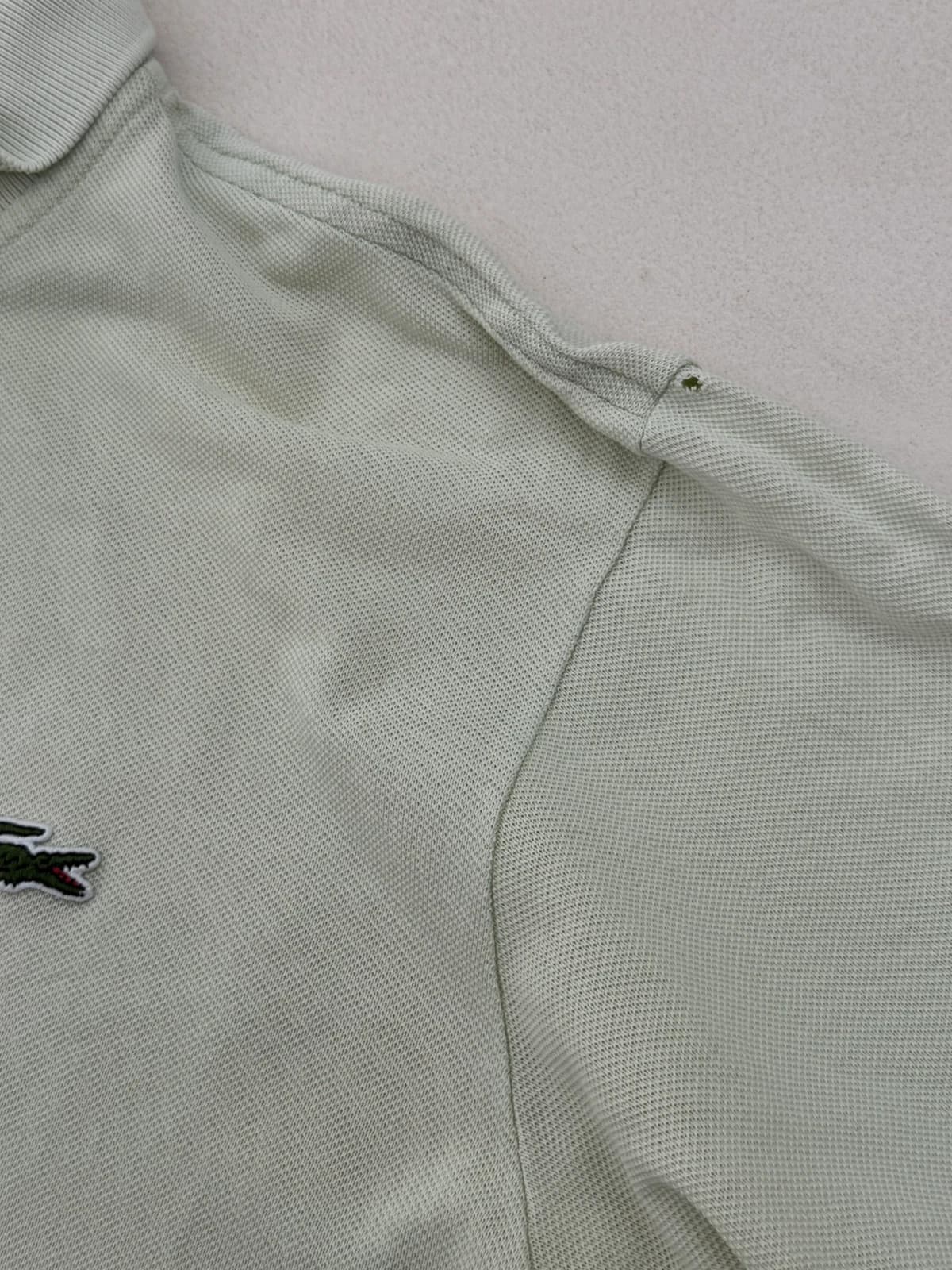 Polo piqué Lacoste vert d’eau taille 4/M - PP2603261 - Photo 7/9