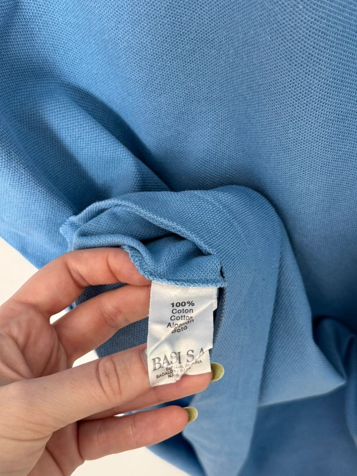 Polo piqué Lacoste błękitne krój klasyczny rozmiar 6/XL - PP2603294 - Zdjęcie 5/7