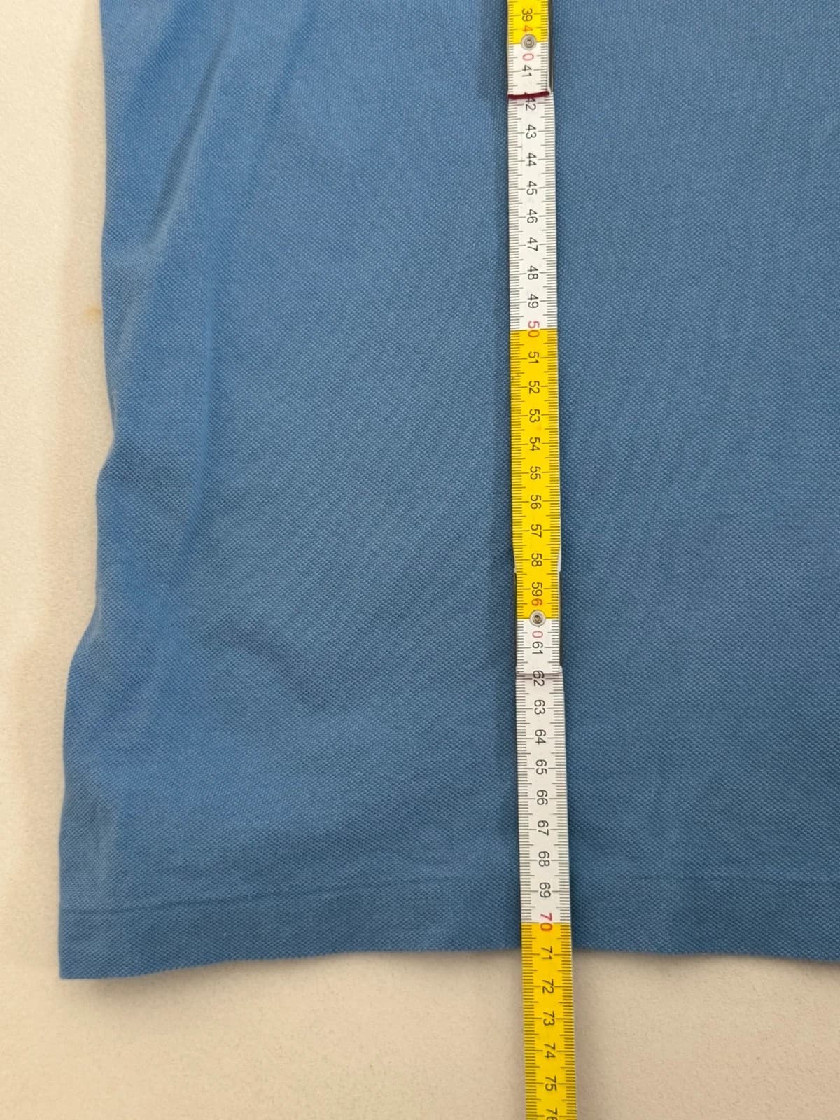 Polo piqué Lacoste błękitne krój klasyczny rozmiar 6/XL - PP2603294 - Zdjęcie 7/7