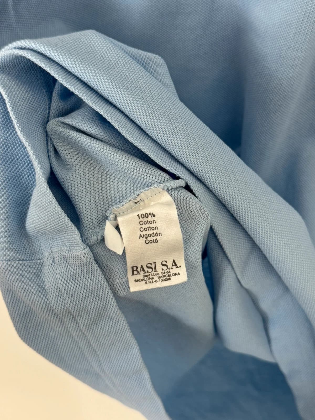 Polo piqué Lacoste bleu ciel poche poitrine taille 5/M - PP2603296 - Photo 5/7
