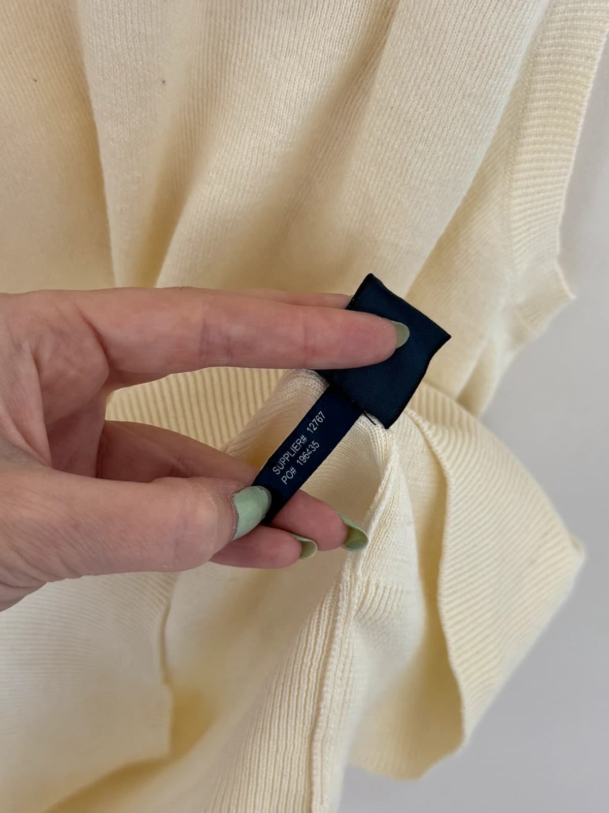 Pull sans manches Ralph Lauren crème logo brodé taille XXL - PP2603374 - Photo 6/7