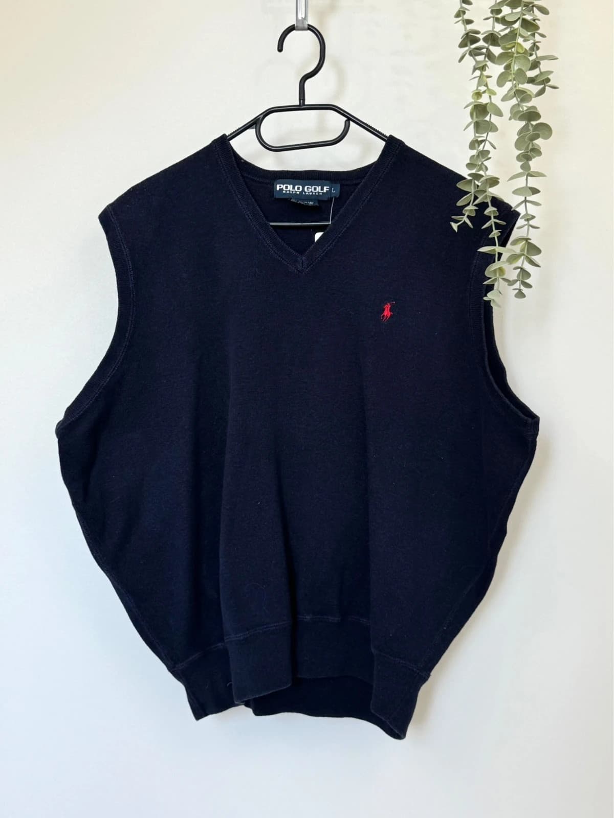 Pull sans manches Polo Golf Ralph Lauren bleu marine taille L - PP2603392 - Photo 2/6