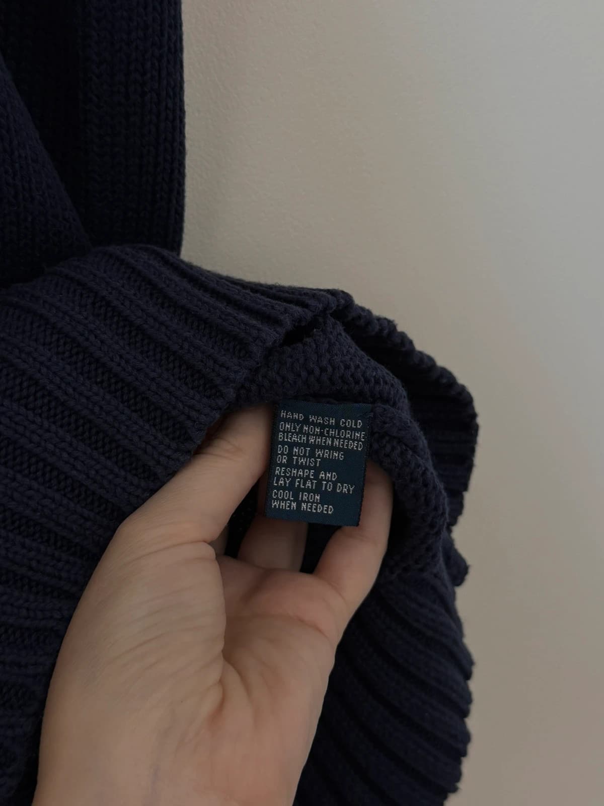 Pull sans manches maille Ralph Lauren bleu marine taille XXL - PP2603404 - Photo 7/8
